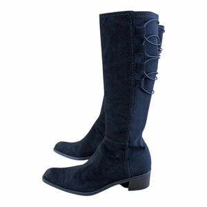 Stuart Weitzman Size 6 Boot Women Black Suede Knee High Boots